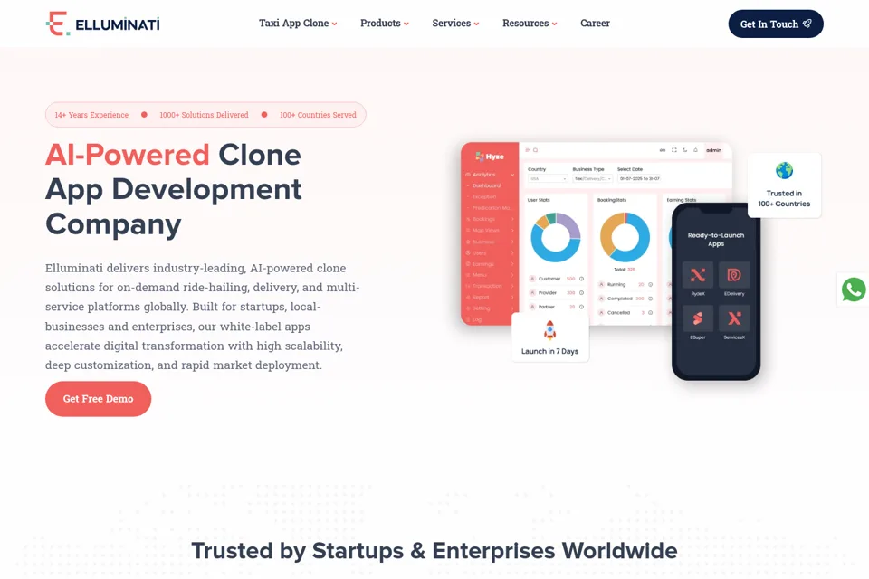 Landing page preview