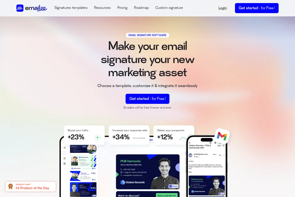 Landing page preview