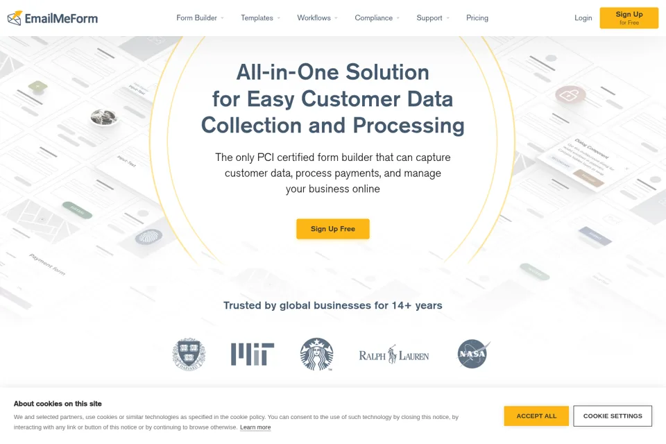 Landing page preview