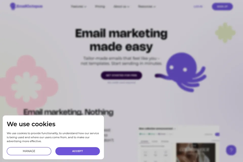Landing page preview