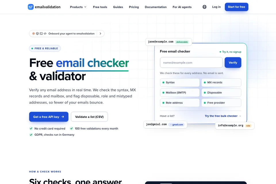 Landing page preview