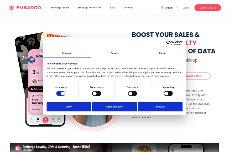 Landing page preview