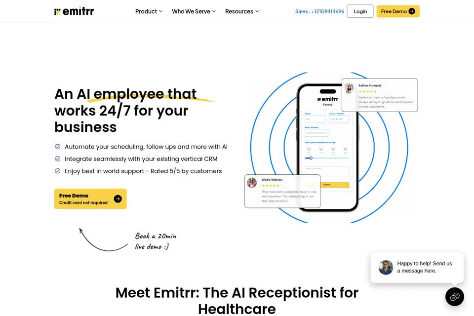 Landing page preview