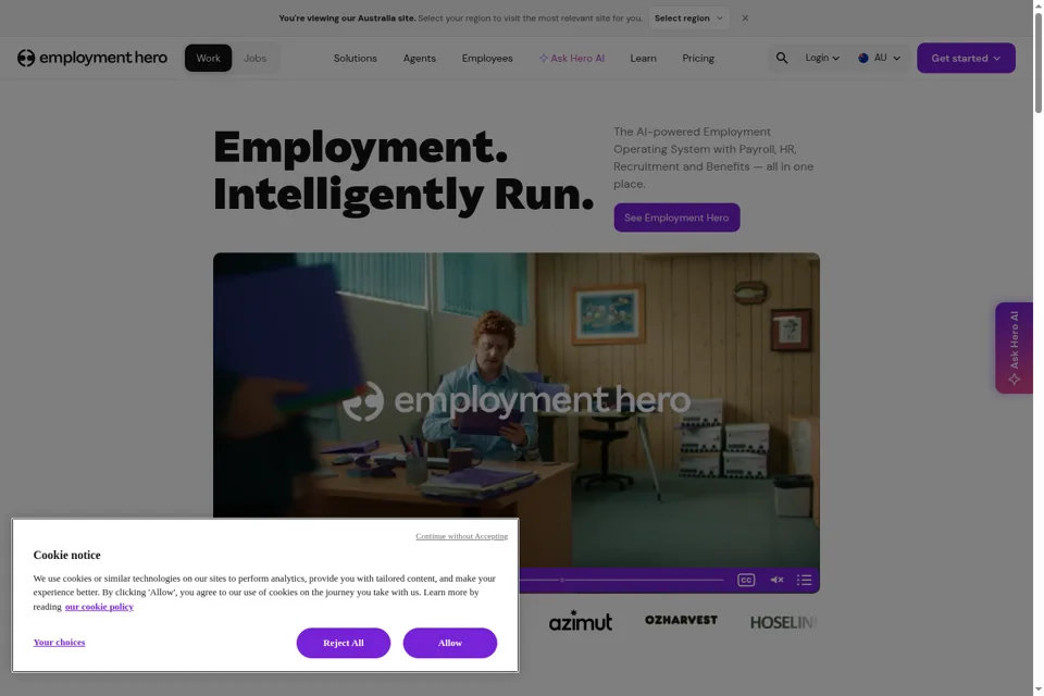Landing page preview