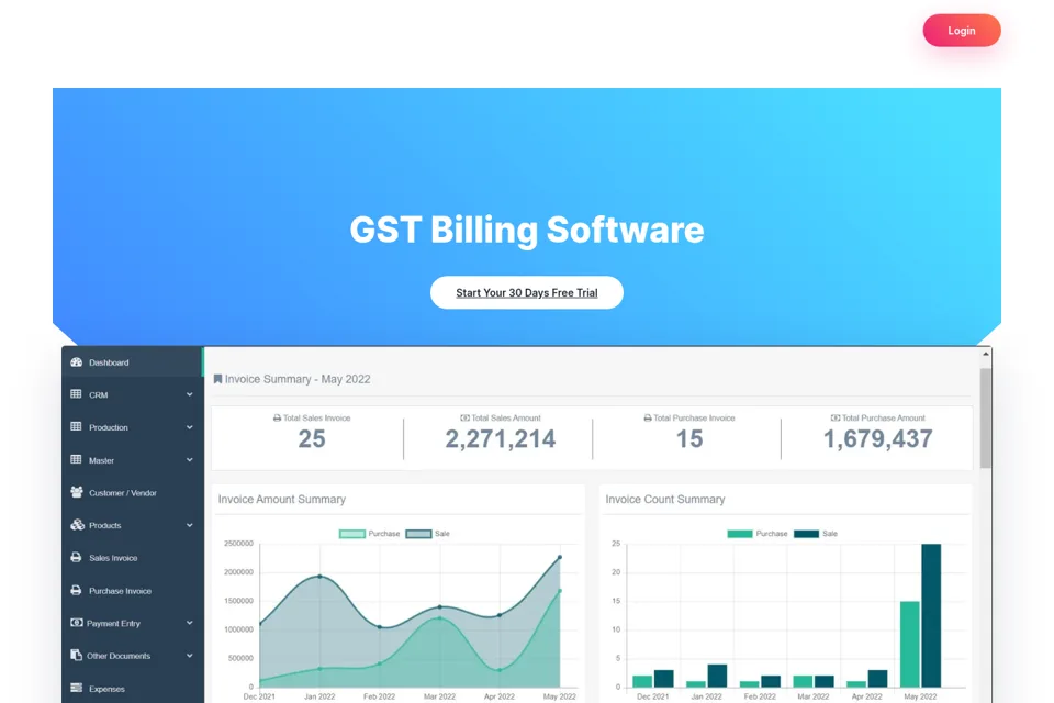 Landing page preview