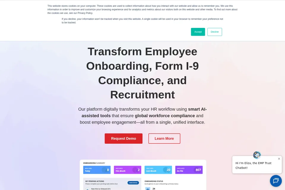 Landing page preview