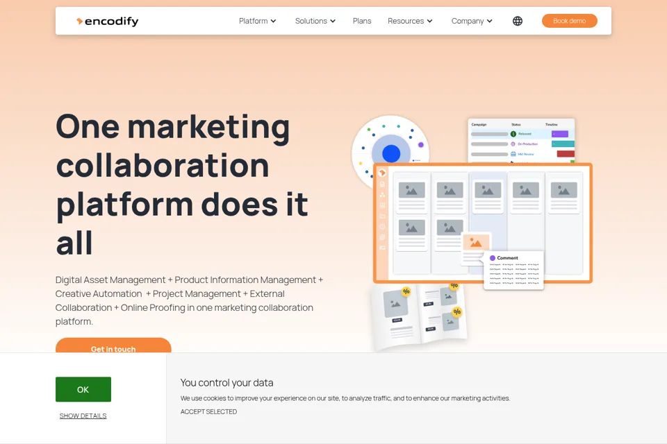 Landing page preview