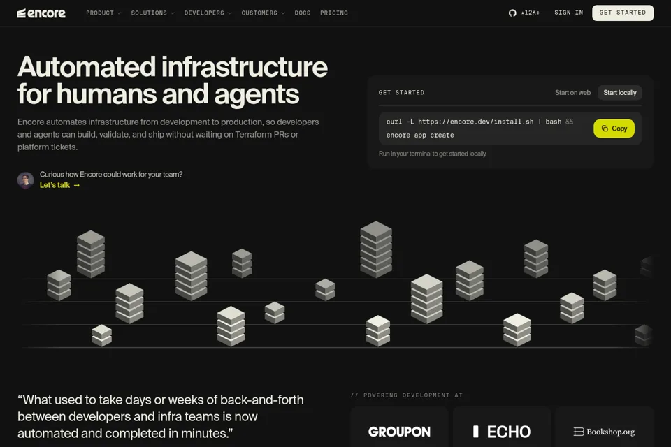 Landing page preview