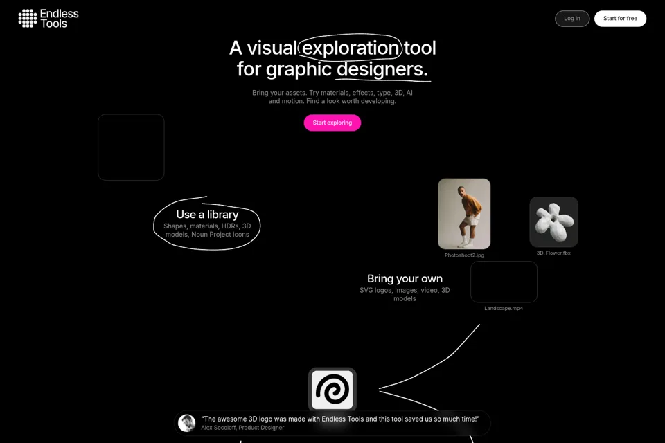 Landing page preview