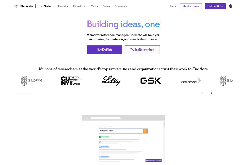 Landing page preview
