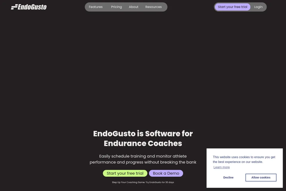 Landing page preview