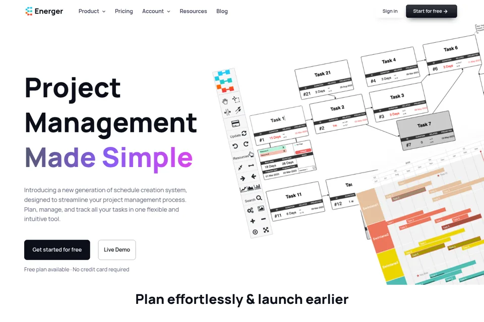 Landing page preview