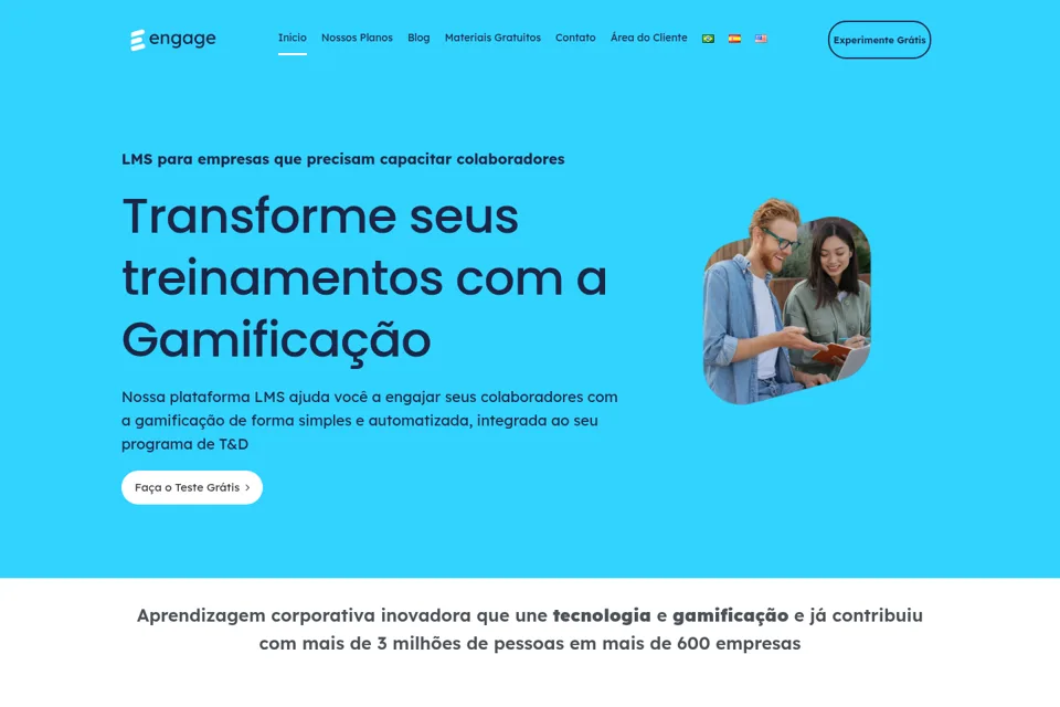 Landing page preview