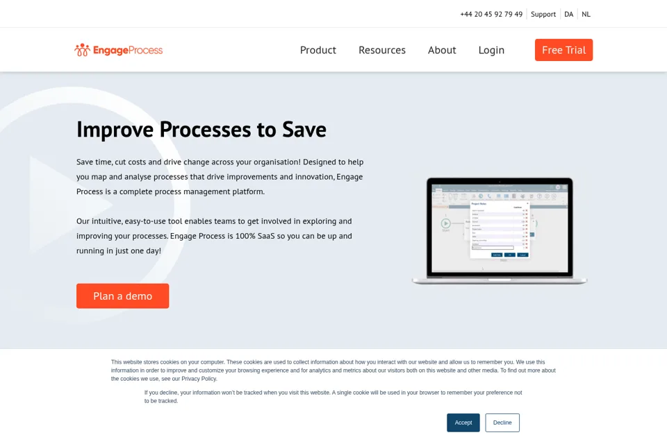 Landing page preview