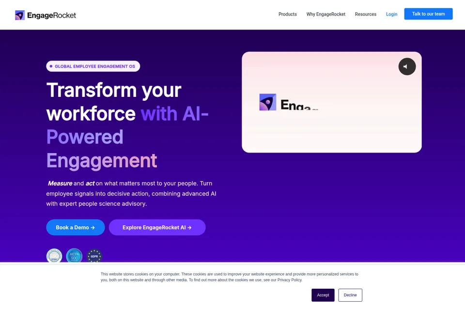 Landing page preview