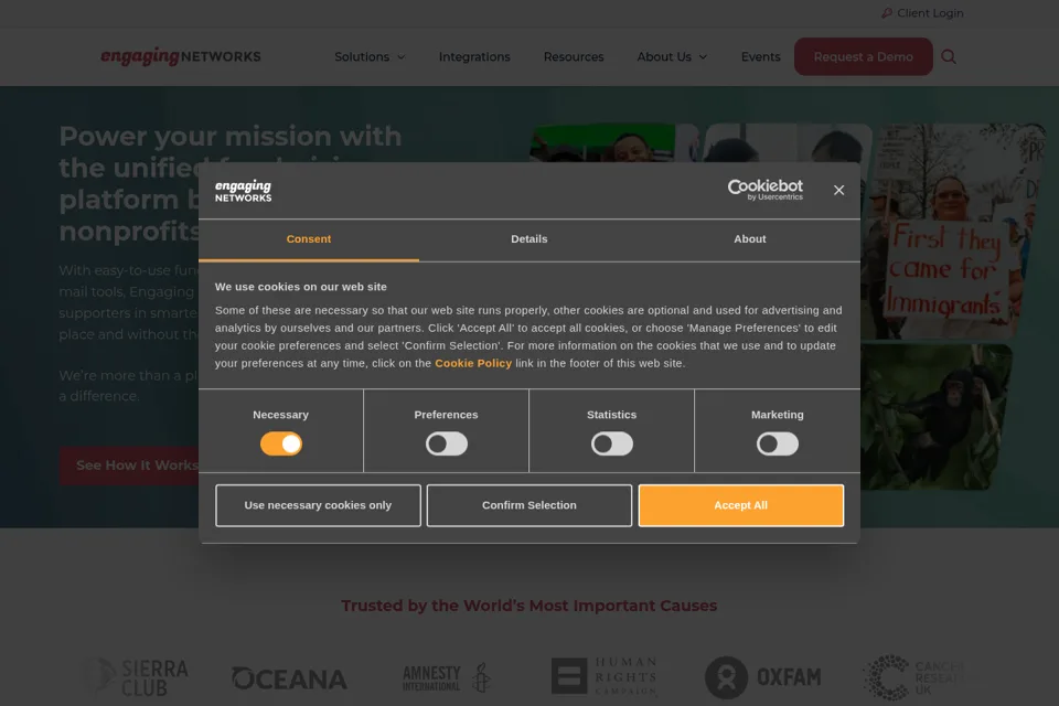 Landing page preview