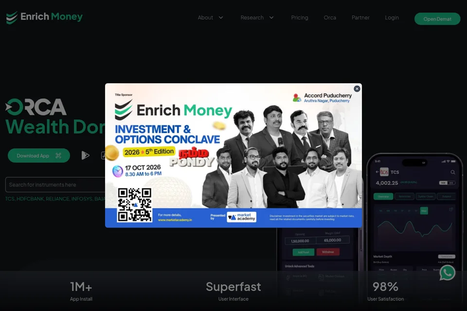 Landing page preview
