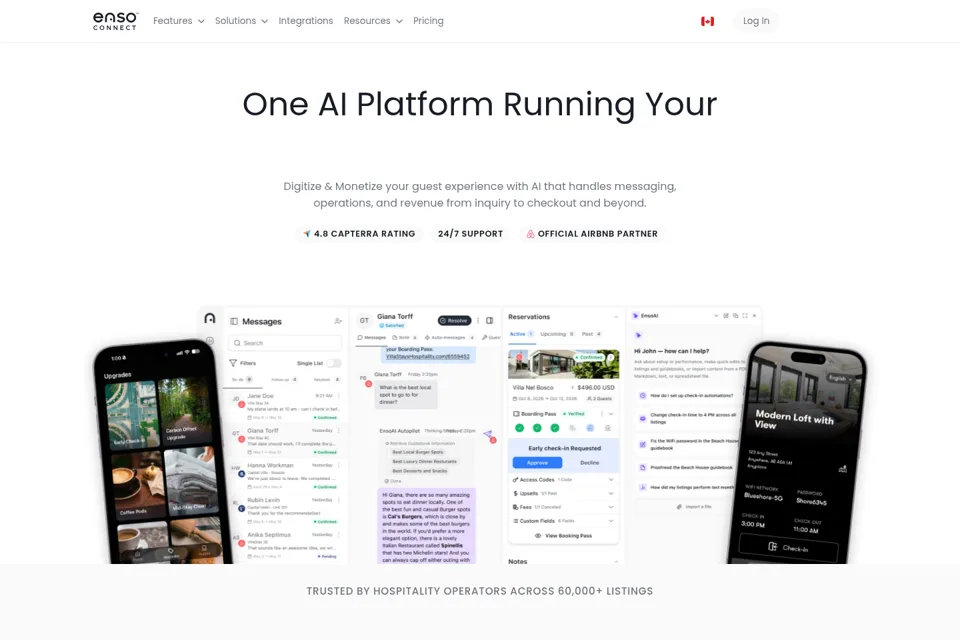 Landing page preview