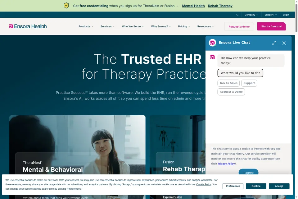 Landing page preview