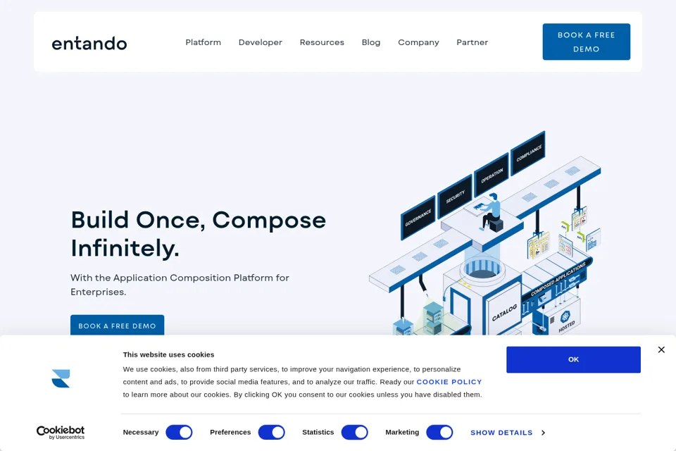 Landing page preview