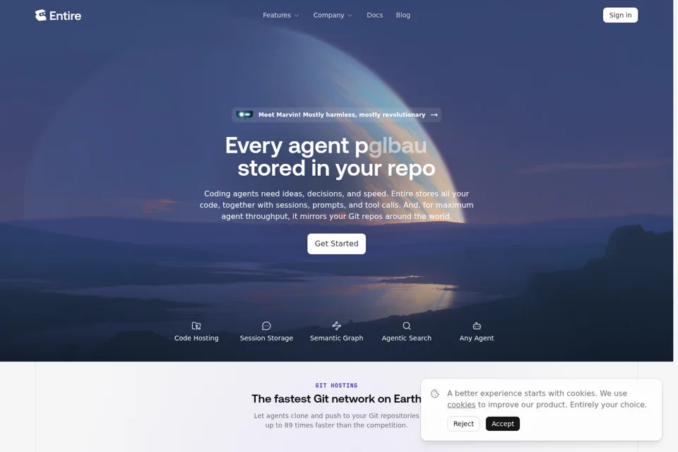Landing page preview
