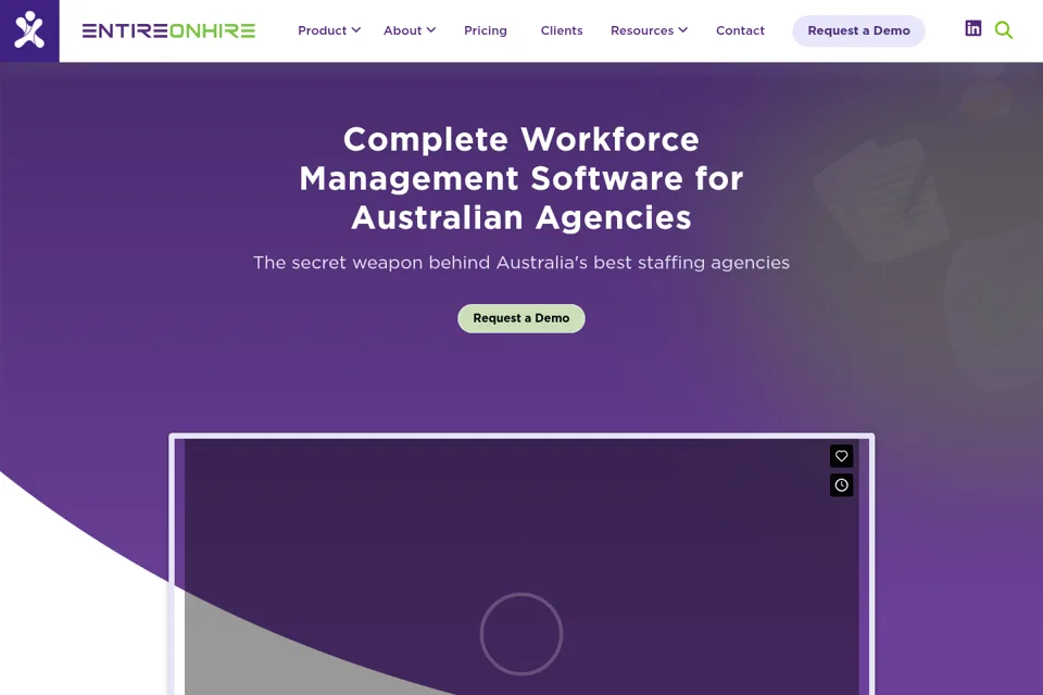 Landing page preview