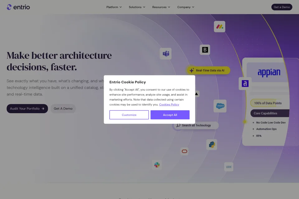 Landing page preview