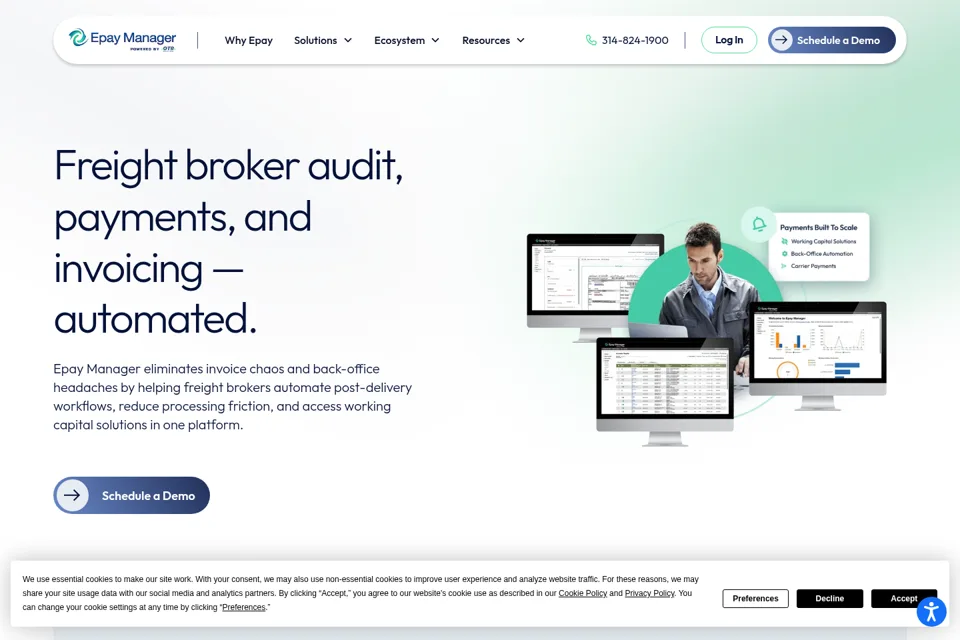 Landing page preview