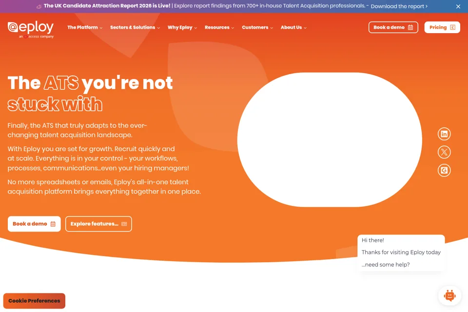 Landing page preview