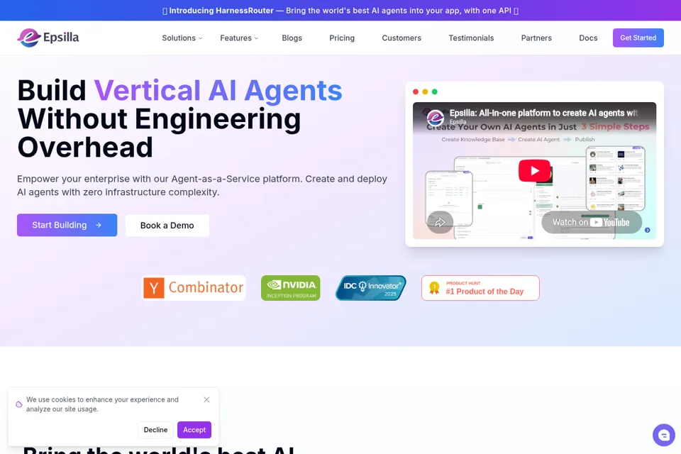 Landing page preview