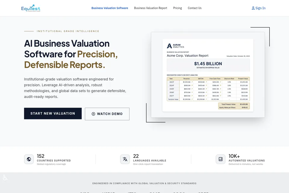 Landing page preview