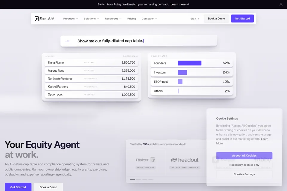 Landing page preview
