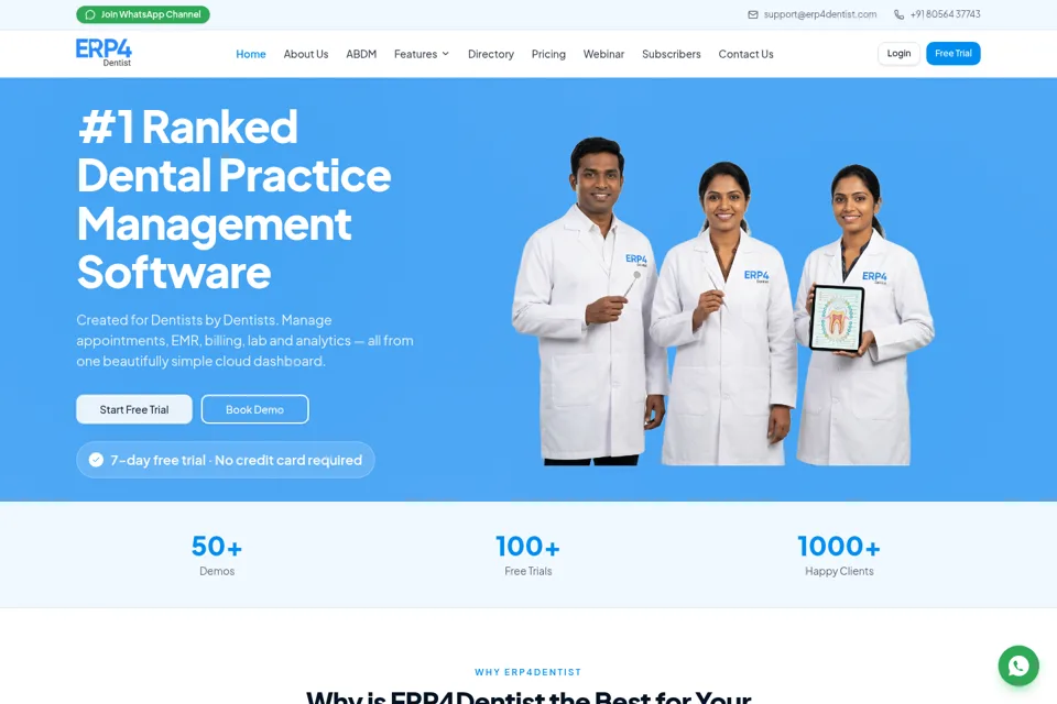 Landing page preview