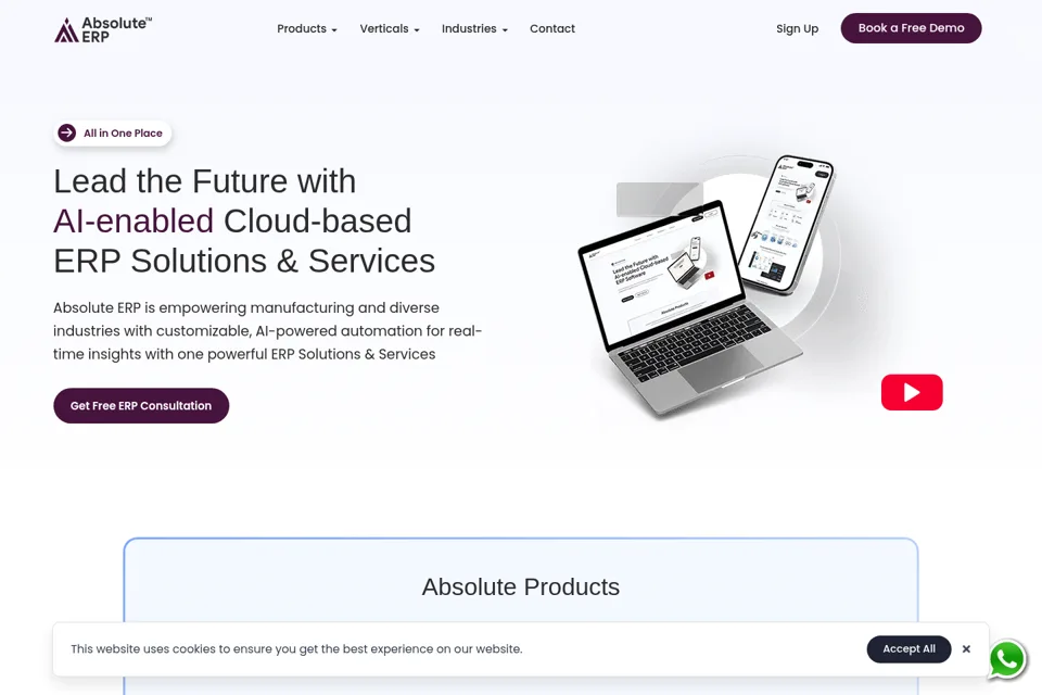 Landing page preview