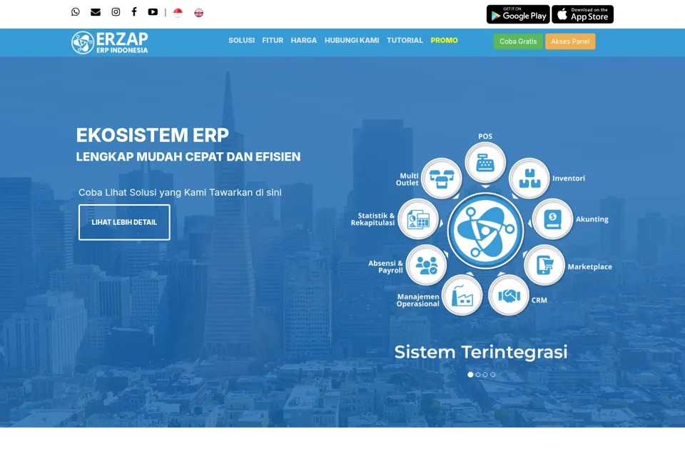 Landing page preview