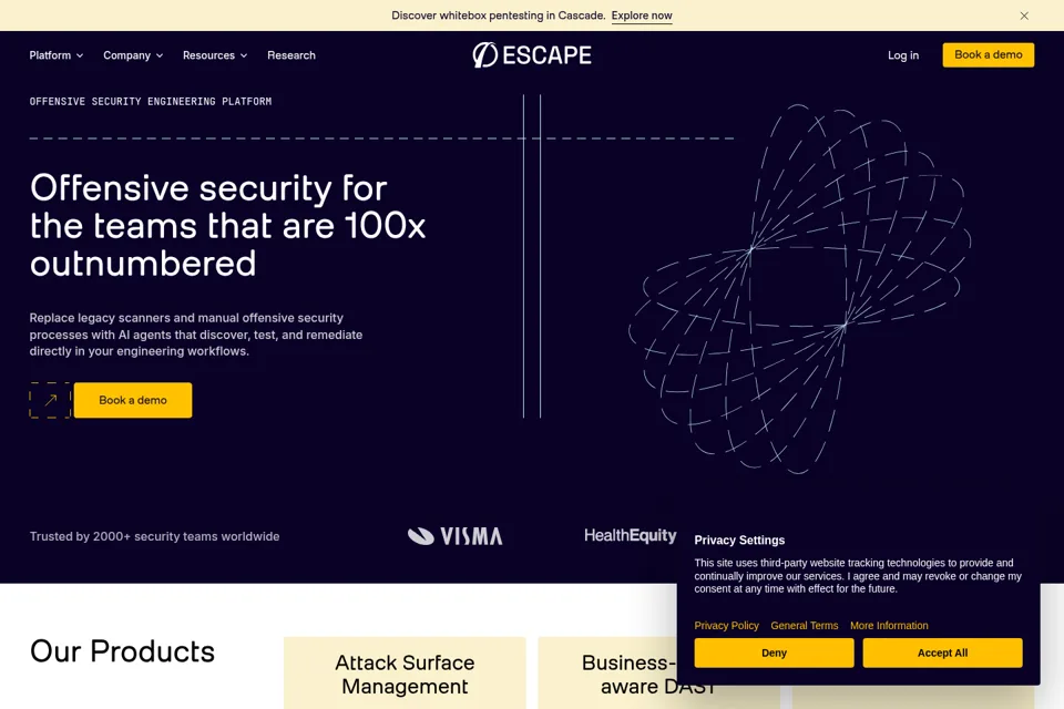 Landing page preview