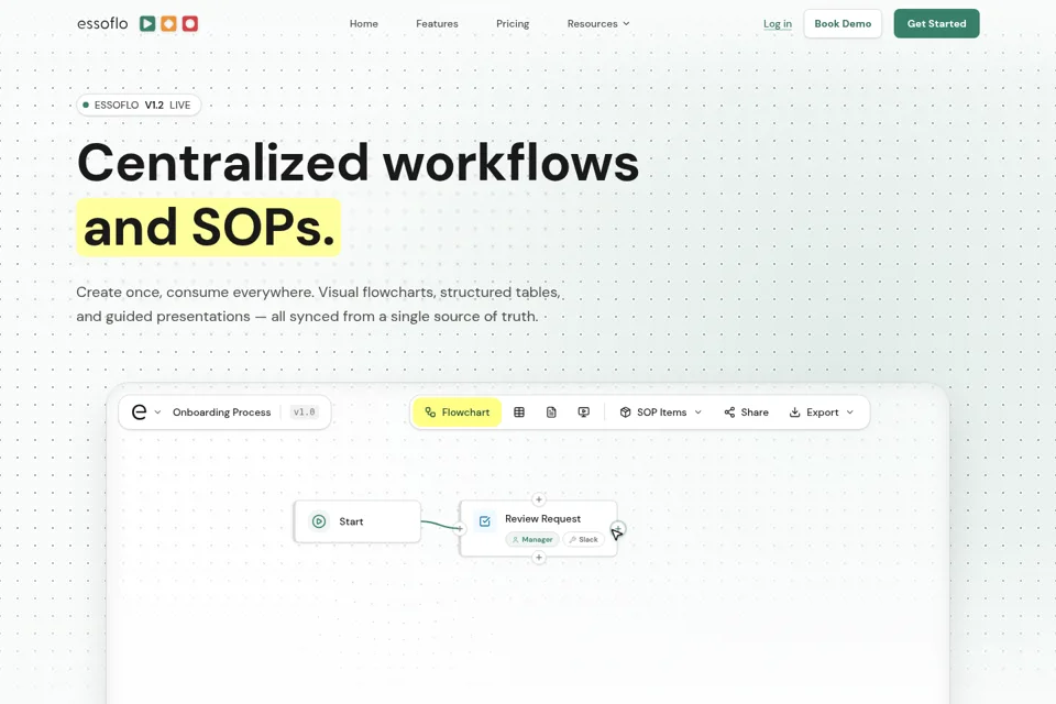 Landing page preview
