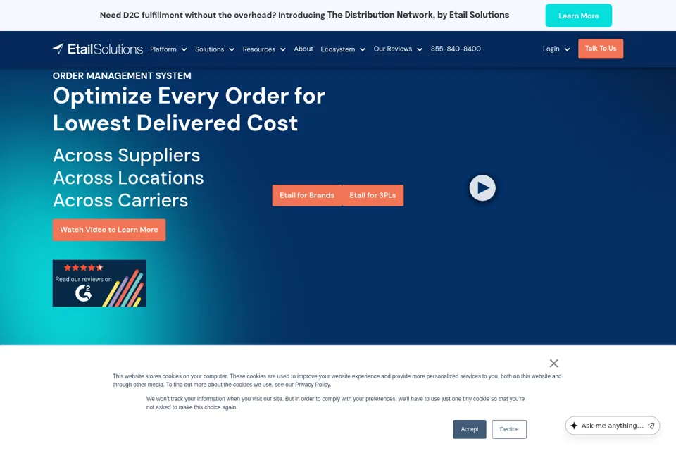 Landing page preview