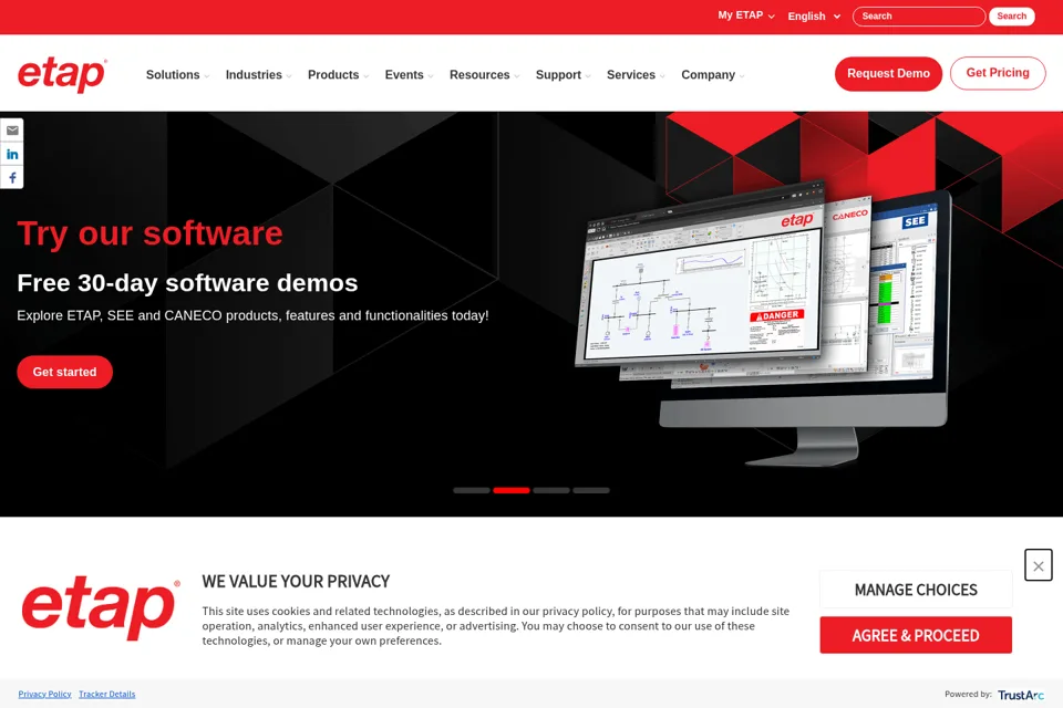 Landing page preview