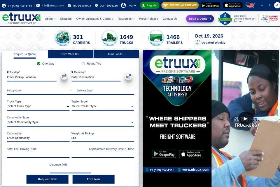 Landing page preview