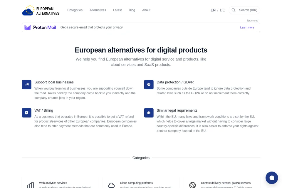 Landing page preview