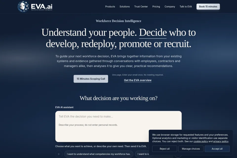 Landing page preview