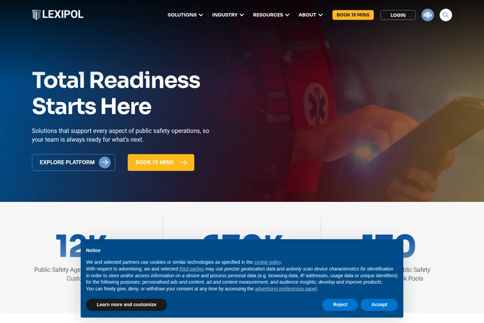 Landing page preview