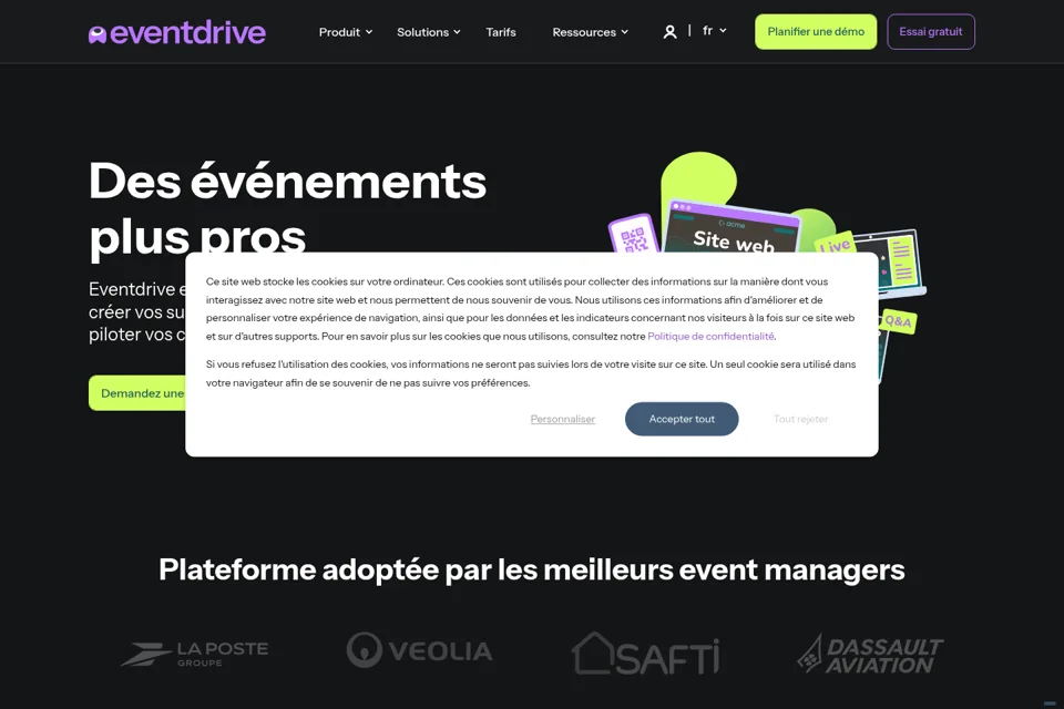 Landing page preview