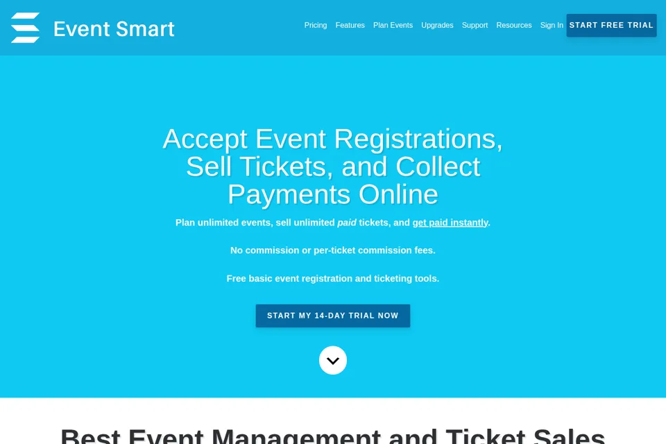 Landing page preview
