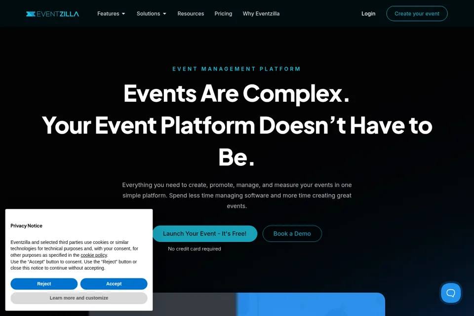 Landing page preview
