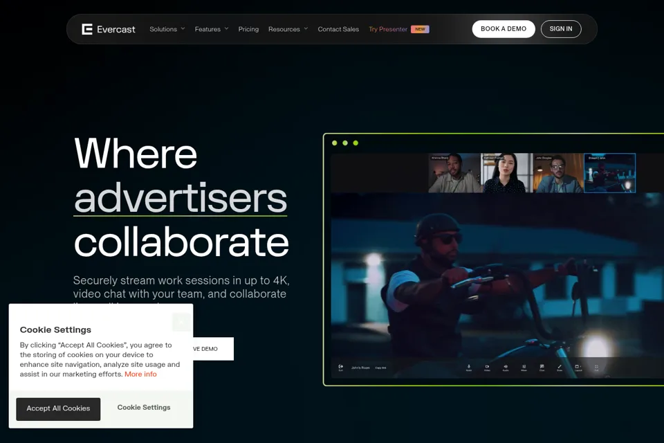 Landing page preview