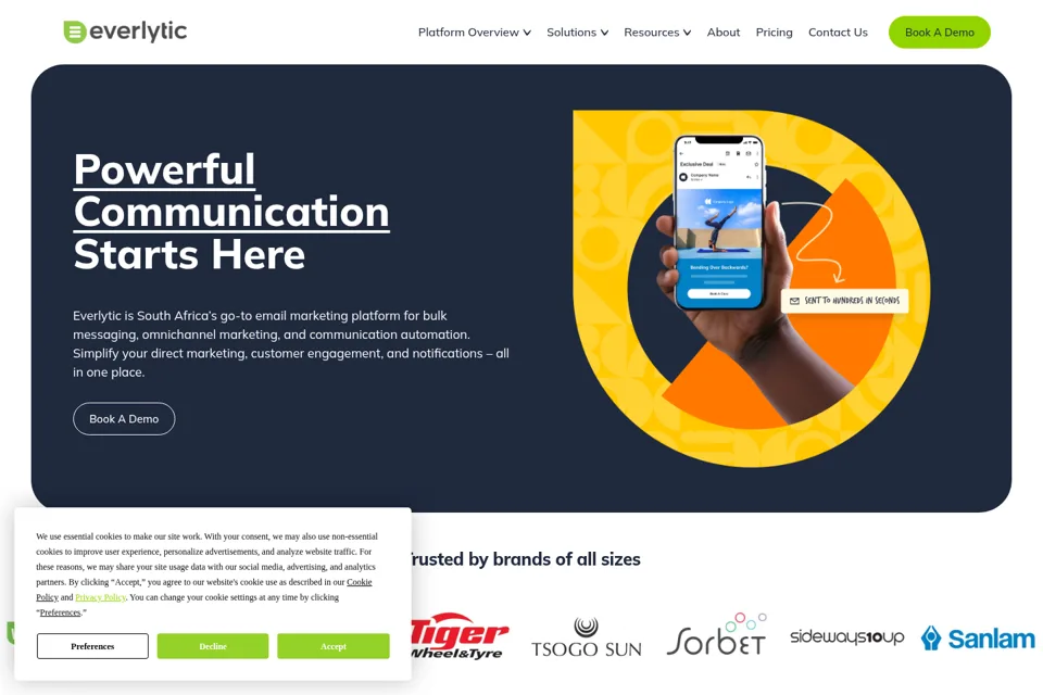 Landing page preview