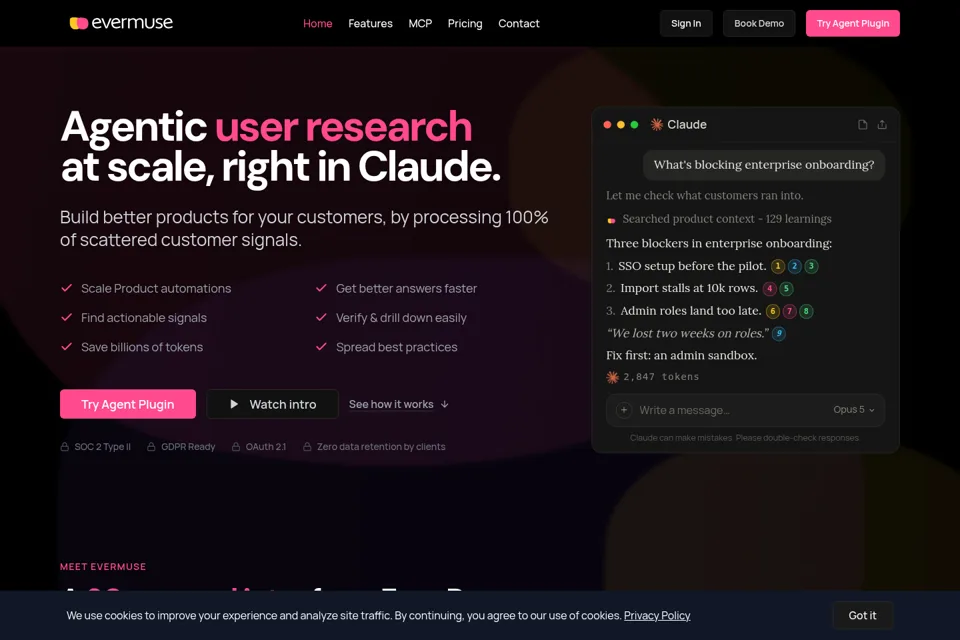 Landing page preview