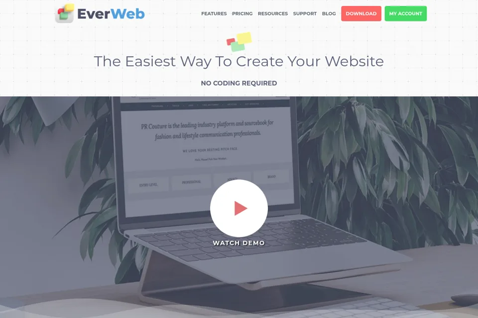 Landing page preview